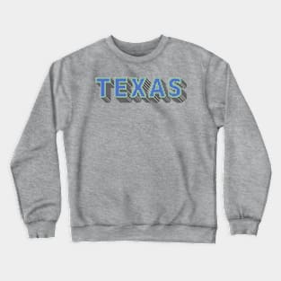 Texas logo design Crewneck Sweatshirt